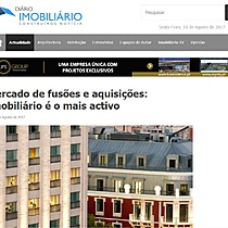 Mercado de fuses e aquisies: Imobilirio  o mais activo